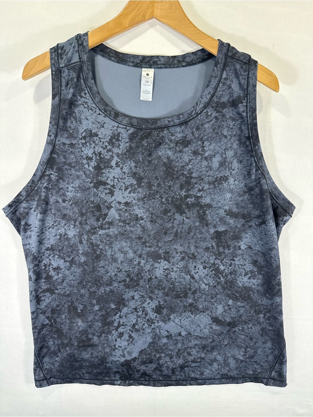 Yogalicious Charcoal Marbled Tank Top